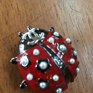 Chanel Ladybug brooch
